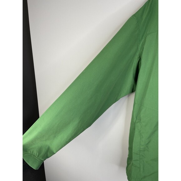 Duluth Trading Windbreaker 2XL Womens Pullover 1/4 Zip Long Sleeve Green Jacket - Picture 4 of 8